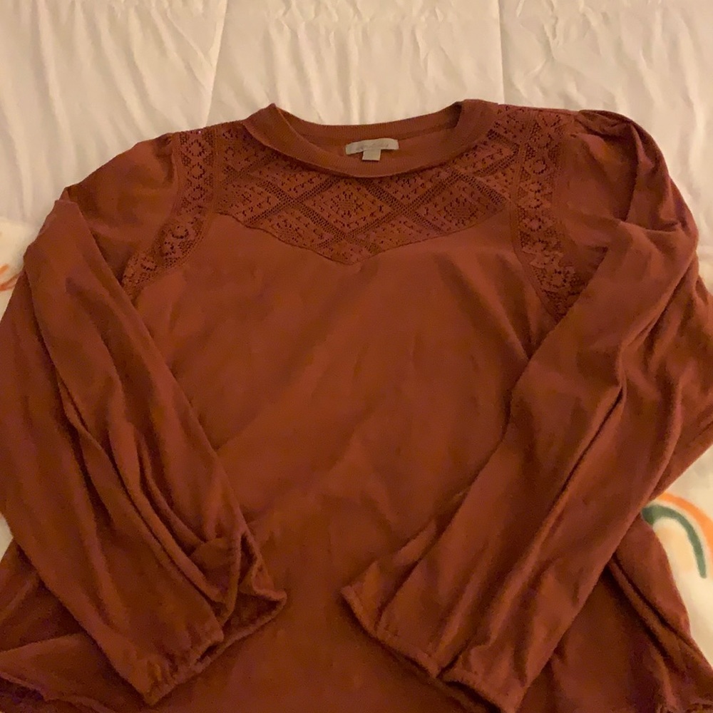 Free people mesh top